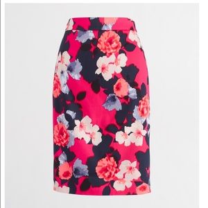 JCrew "The Pencil Skirt" in floral.